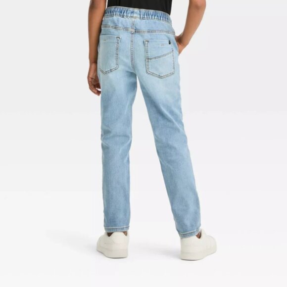 Art Class Boys' Super Skinny Pull-On Jeans Black Wash Size 12 Easy On - Picture 3 of 3